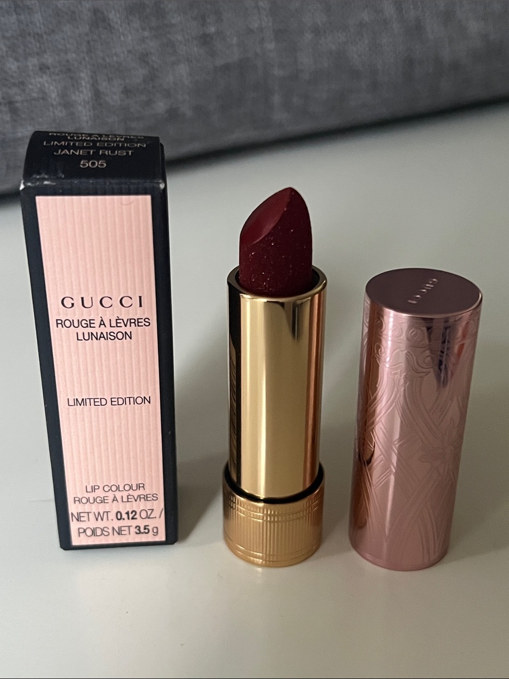Gucci Rouge à Lèvres Lunaison Lipstick in Janet Rust 505